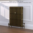 CI-SH745-10-MET-OLD-GOLD-LS01 - Shelbourne 3 Column Victorian Cast Iron Radiator H745mm x W894mm CI-SH745-10-MET-OLD-GOLD-LS01 - Shelbourne 3 Column Victorian Cast Iron Radiator H745mm x W894mm